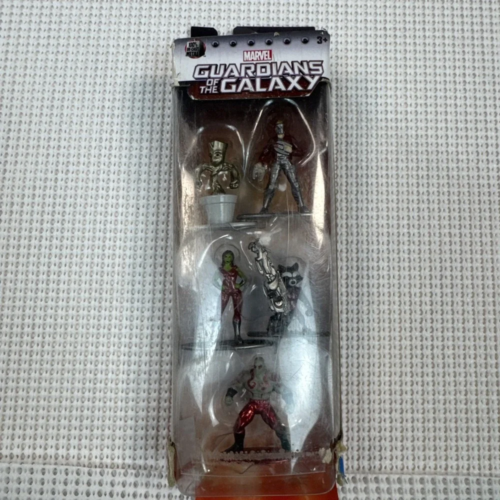 Jada Toys Marvel Guardians of the Galaxy Nano Metalfigs 5-Pack Mini Figures Set